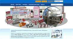 Desktop Screenshot of medicoremediesindia.net